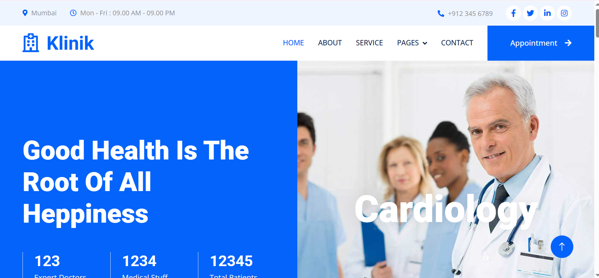 Medical Appointment App UI